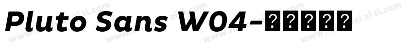 Pluto Sans W04字体转换